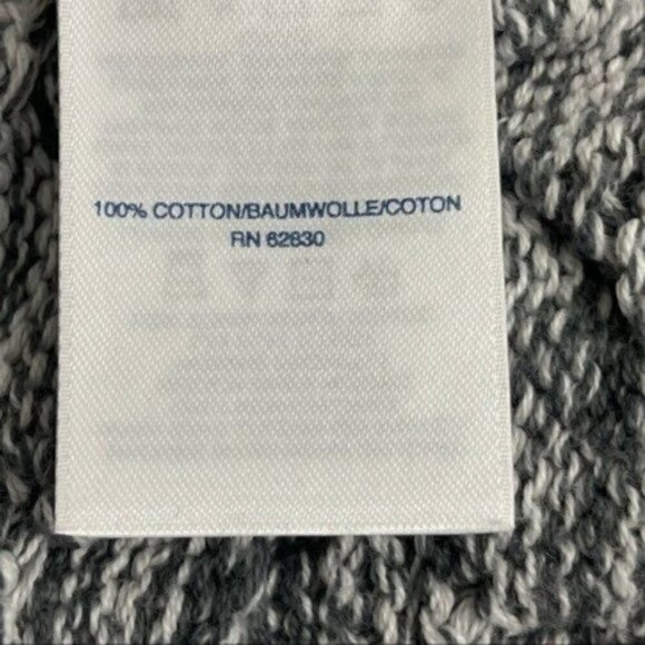 Lands’ End Drifter cable knit full zip gray sweater with pockets size L (14–16) - Picture 6 of 8